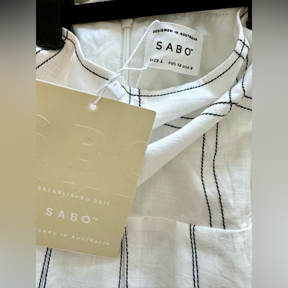 NWT Sabo Skirt Koralie Skirt - White - Size L, US 8 - Picture 5 of 11